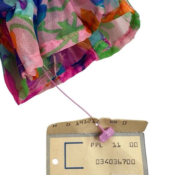 NWT Vintage Formal Maxi Dress Floral 60’s 70’s Size 7 - Picture 13 of 15